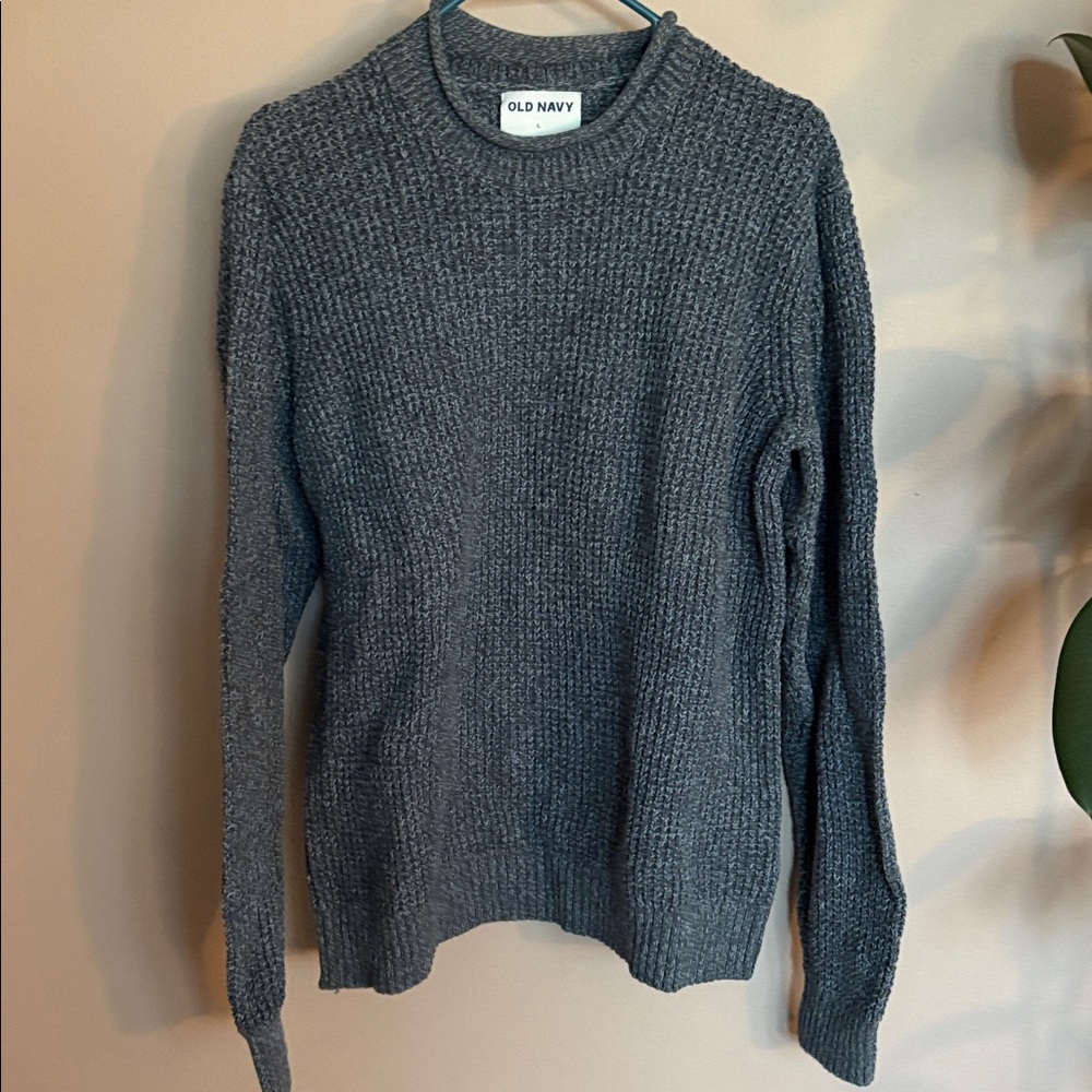 Old Navy Charcoal Knit Sweater